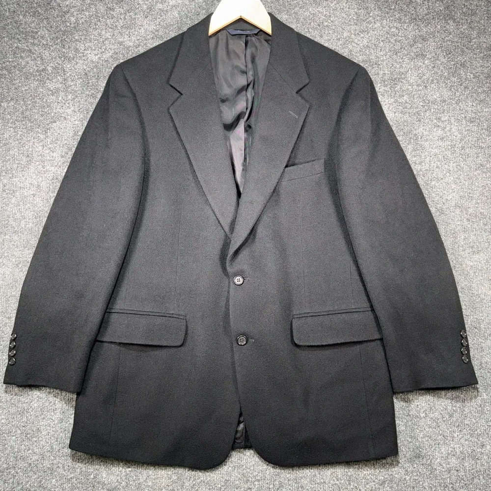 Brooks Brothers Blazer Men's‎ 41 Regular Black 100% Camel Hair Vintage USA Made
